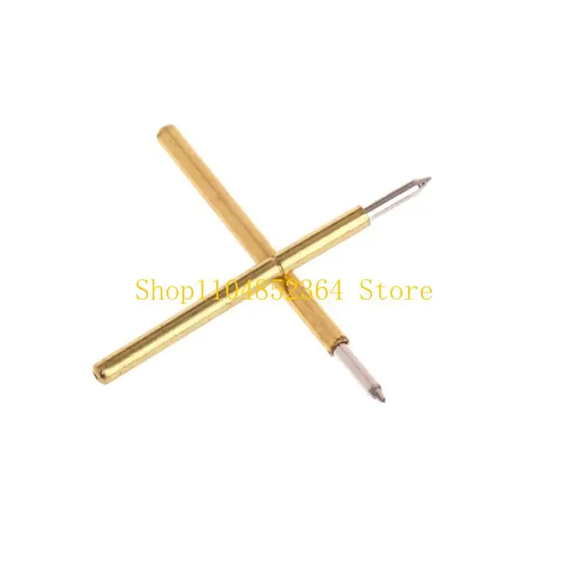 

Spring Pressure Test Probe Pogo- Pins 100 Pieces P75-B1 Needle Tube Dia 1.02mm Length 15.85mm Easy to Replace Stable