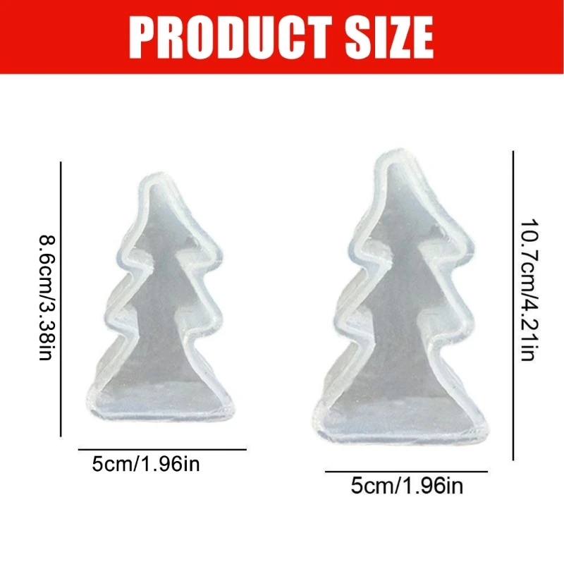 Christmas Tree Silicone Molds for Epoxy Resin Handmade Soap