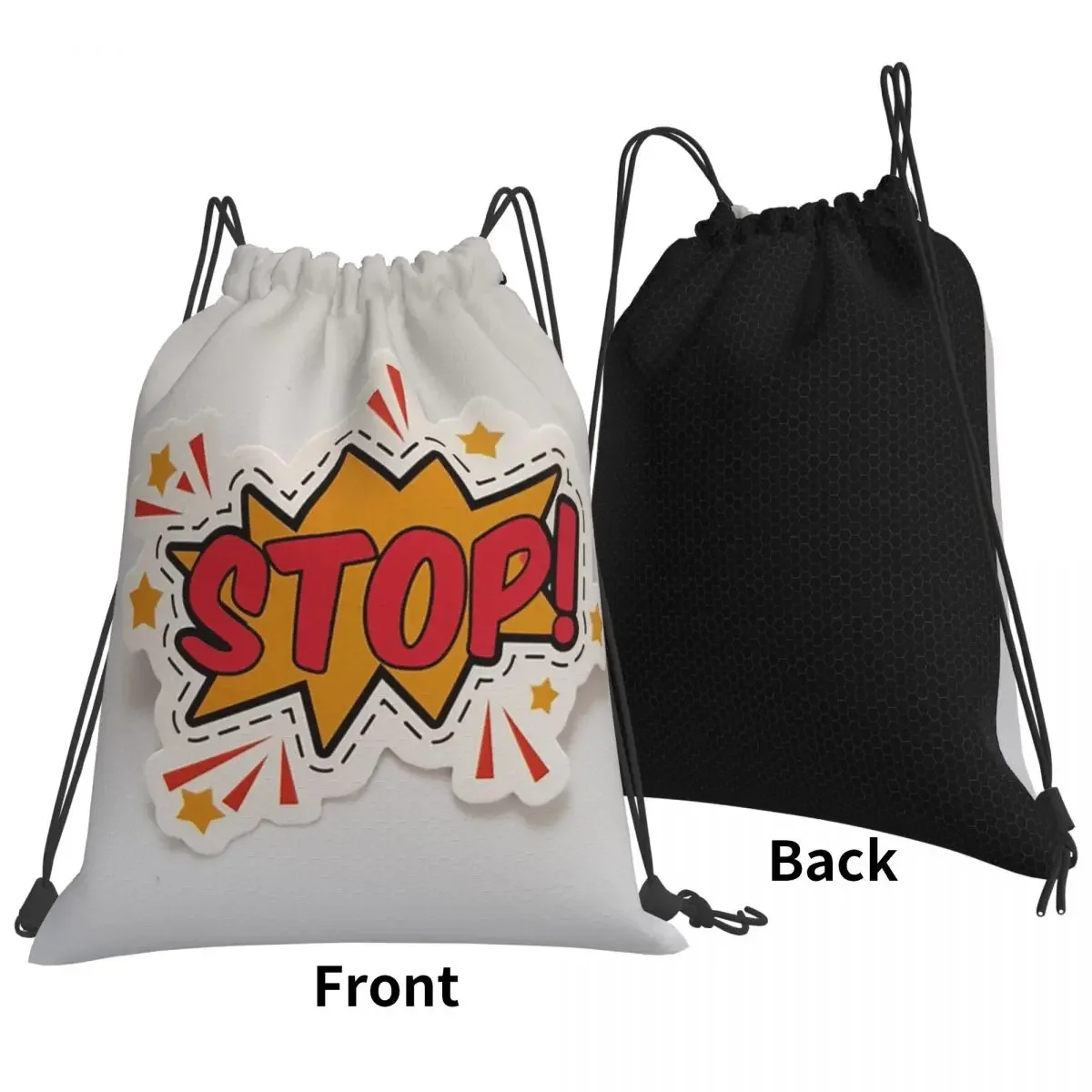 Sacs à dos d'arrêt de proximité portables multifonctions, sacs WString, Bundle Pocket, sac de sport, sac à livres pour hommes, femmes, étudiants