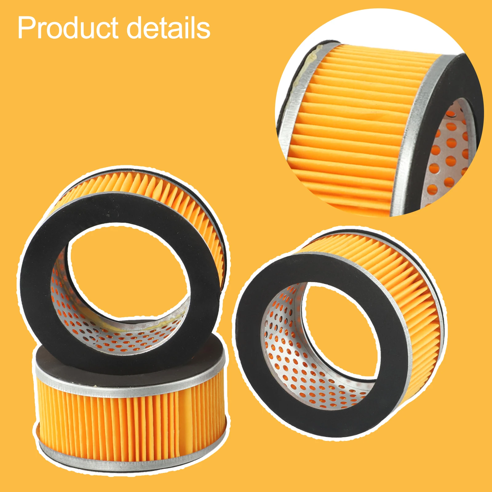 Cylinder Shape Inside Dia Air Compressor Element Filter Assembly Set of 3 for Routine Maintenance of Industrial Compressors