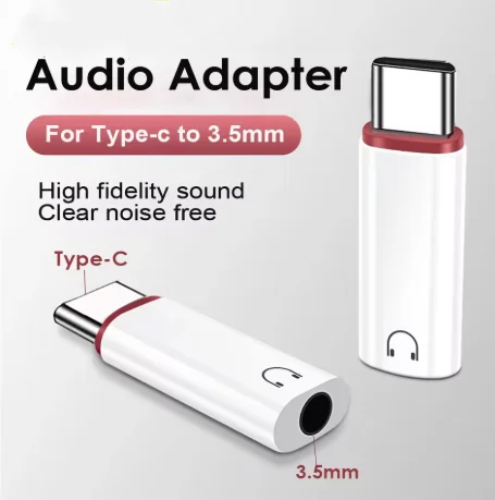 نوع c إلى 3.5 مللي متر سماعة محول 3.5 جاك USB C محول صوت آيفون 15 سامسونج USB C إلى 3.5 مللي متر سماعة موصل
