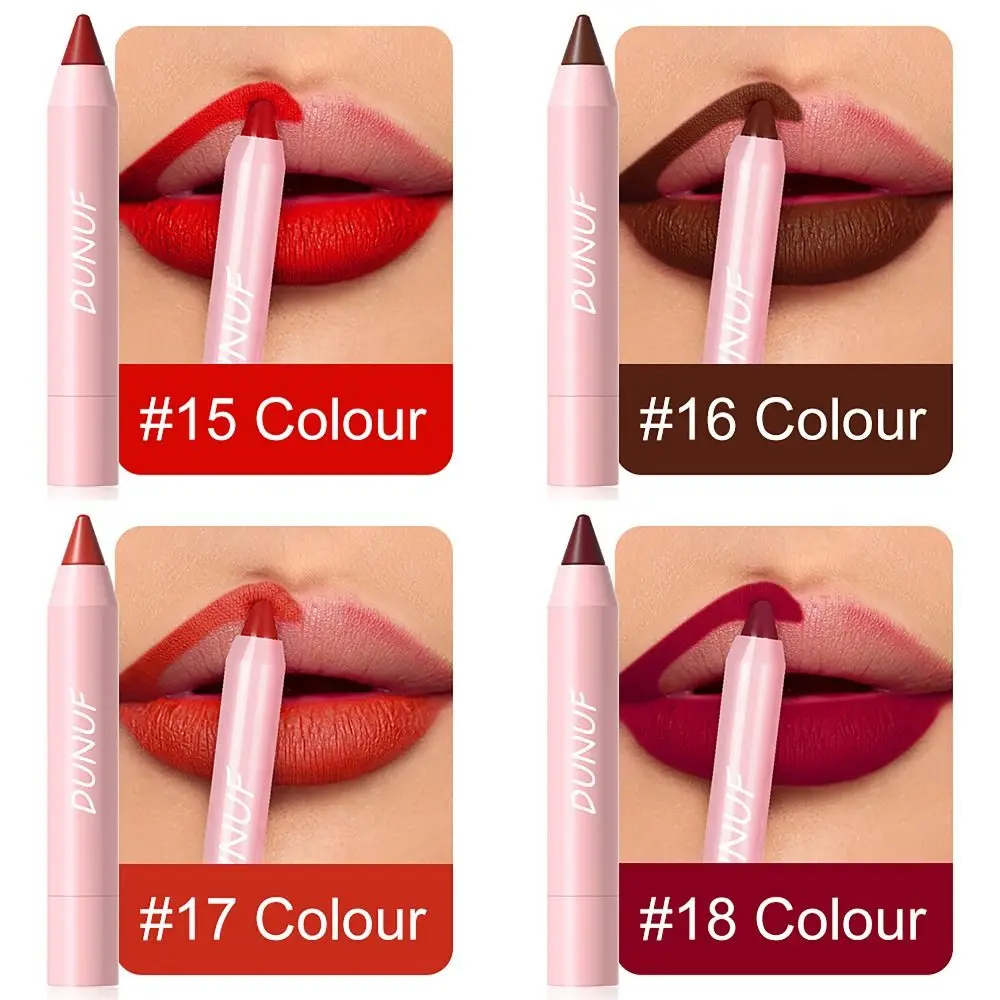 Matita per labbra Contouring matita per labbra 2024 impermeabile Matte Nude Natural Lipstick Pen Labial Makeup Matte Lipstick Women Beauty