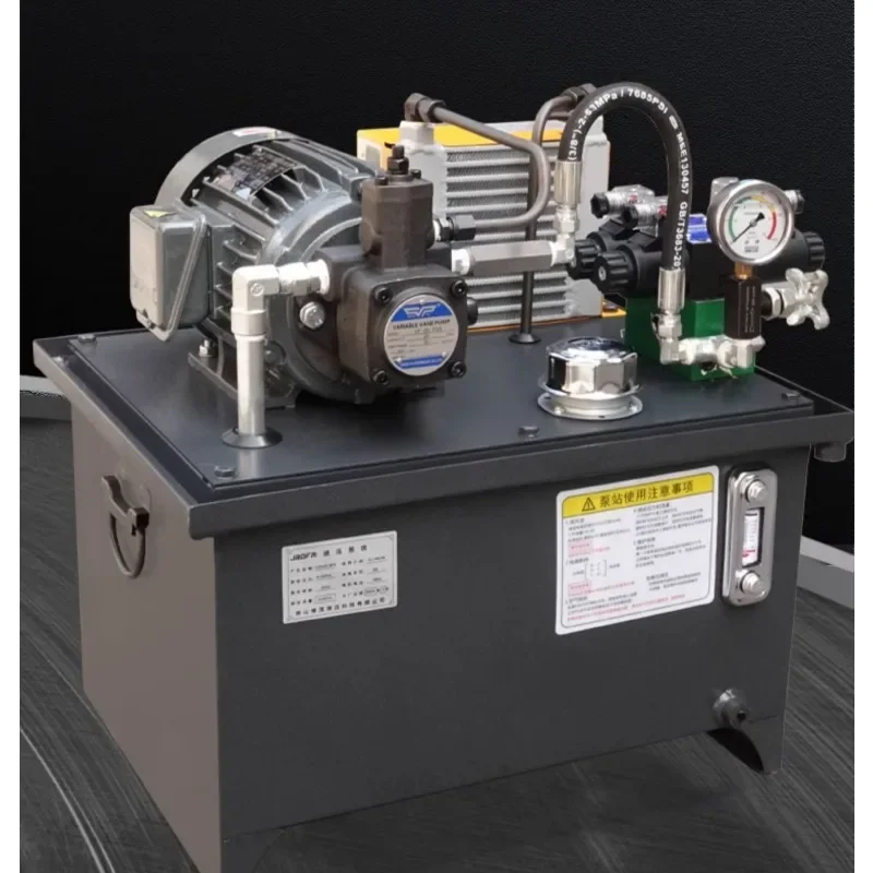 محطة هيدروليكية محطة مضخة تجميع النظام الهيدروليكي محطة مضخة هيدروليكية لضغط الزيت