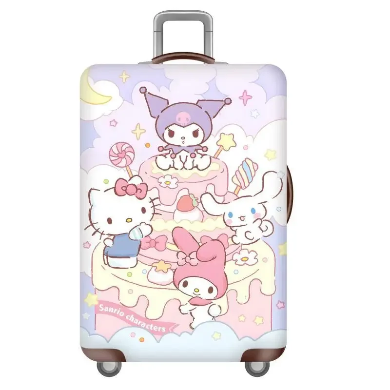Sanriou Koffer Trolley Box Reiskoffer Stofkap Stofkap Rits Cartoon Schattig Hello Kitty My Melody Boarding Box Stofkap