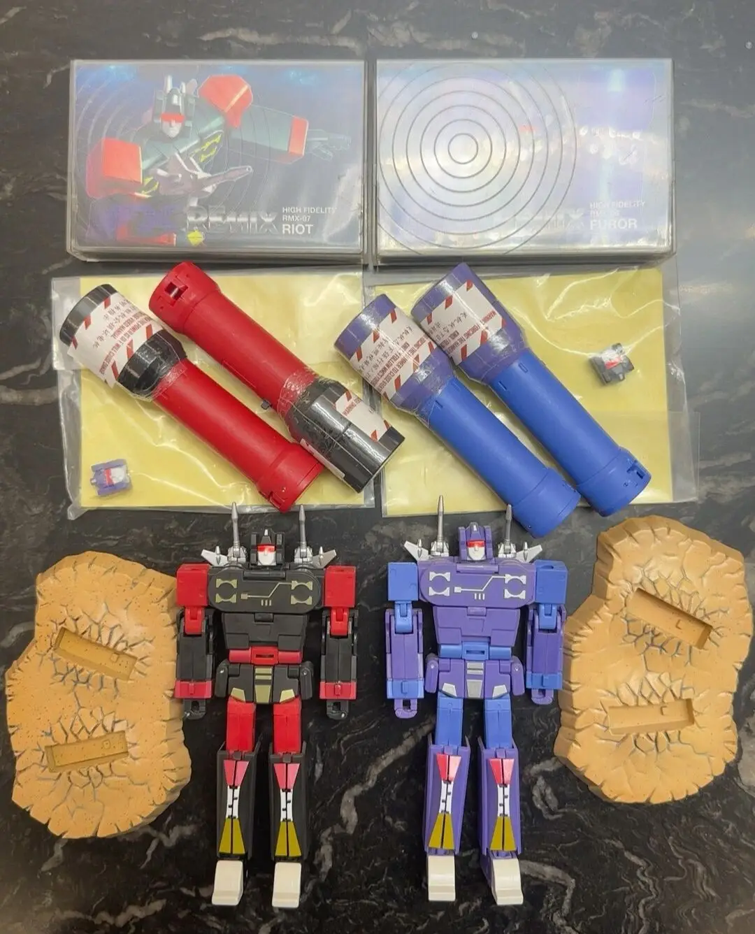 

In-stock Transforming Toy MMC OX Tape Warrior RMX06 Thundering RMX07 Dizzy RMX13 Rhino Articulated Figure Model Collectible Gift