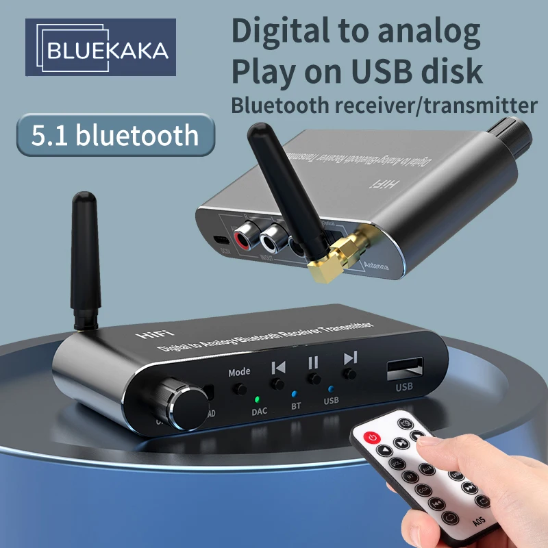 

Приемник-передатчик Bluetooth 5,1 с U-диском, 3,5 мм