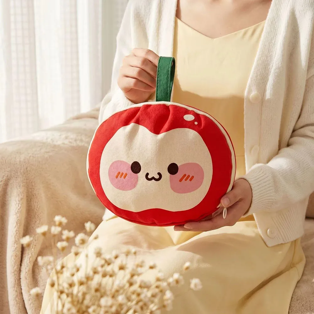 Apple Elliptical Stereoscopic Makeup Underwear Socks Storage Bag Portable Storage Bag Cute Cartoon Bra Storage Bag Girls Gifts image 4