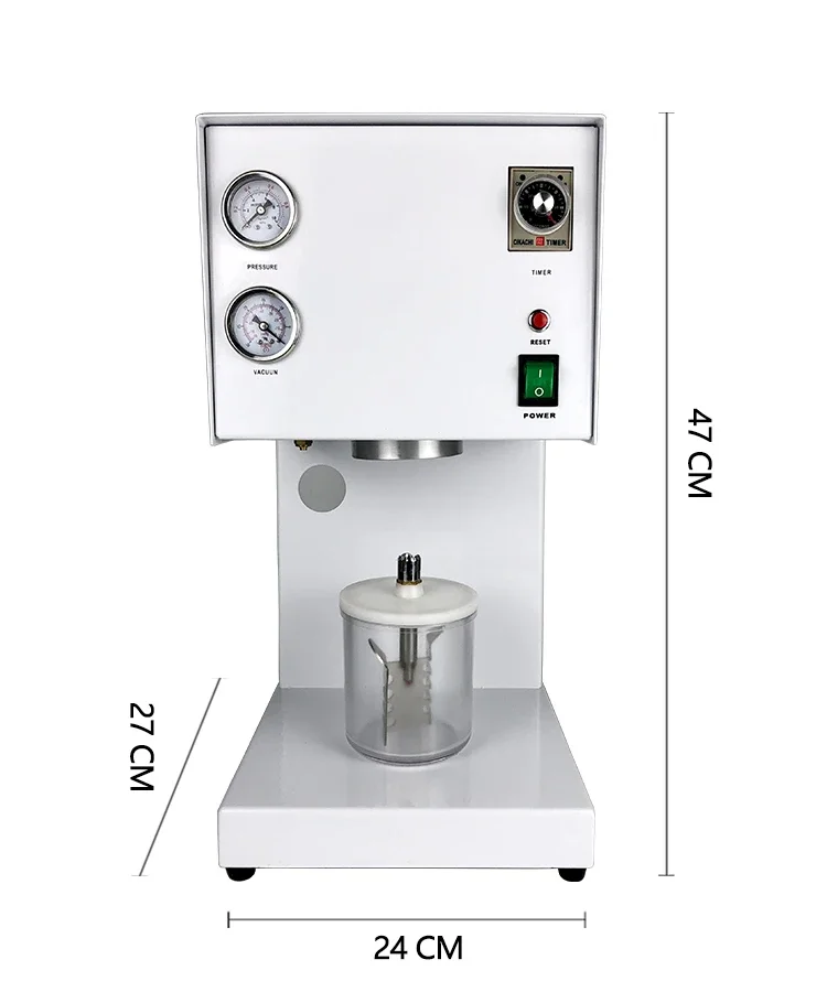 Impression Material Vacuum Mixer Dental Plaster Vacuum Embedding Machine Embedding Material Mixer