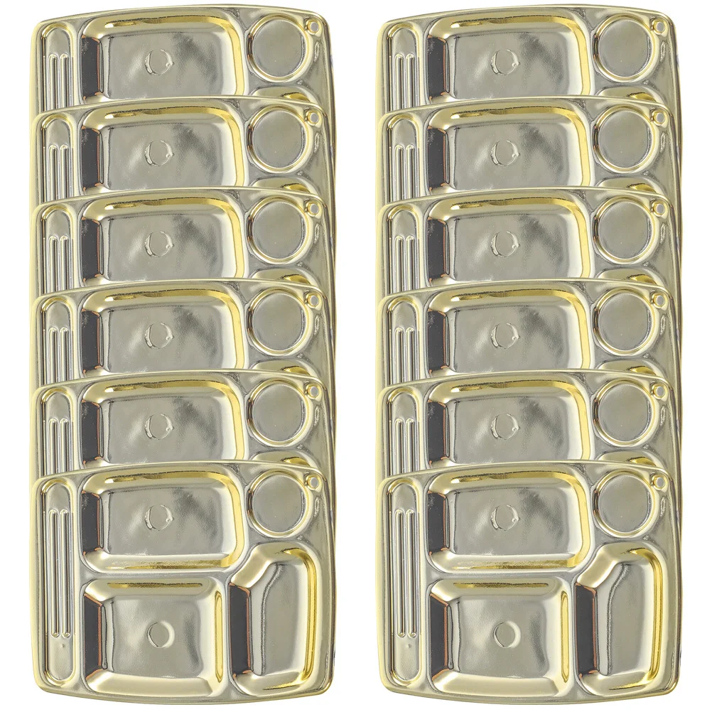 12 vassoi da portata in miniatura ad alta simulazione, dimensioni compatte per bambini, giochi di finzione, accessori per casa delle bambole, micro decorazione da cucina