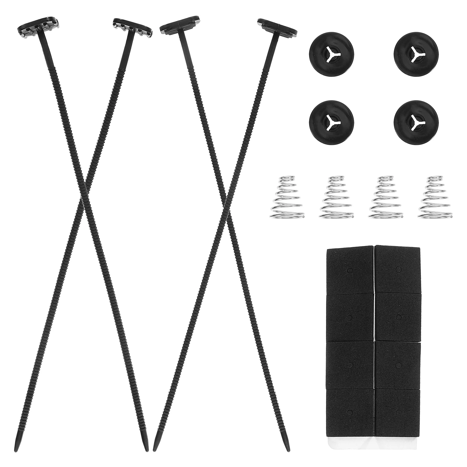 

Radiator Cooling Fan Mounting Kit Plastic Ties Buckles Springs Accessories for Car Truck Trailer RV Pickup Heating Fans Auto