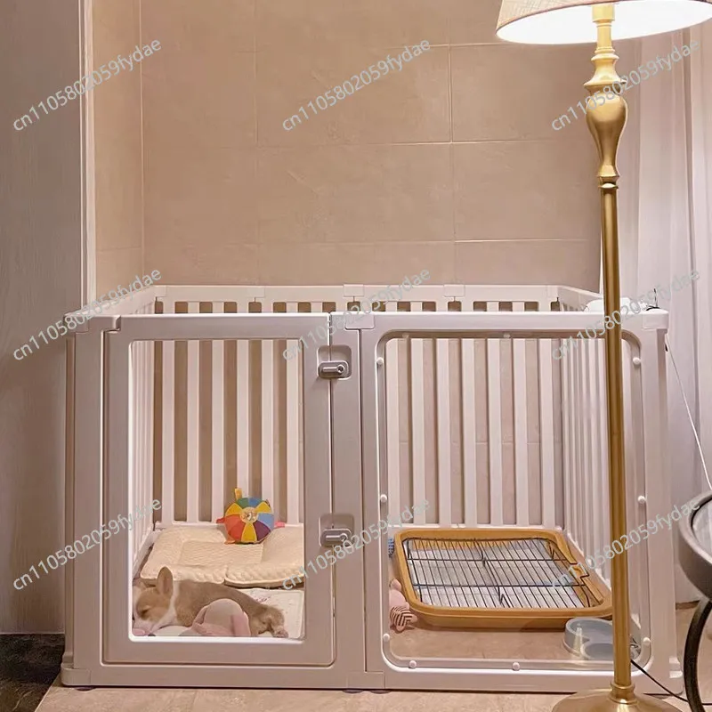 Transparent Dog Fence Acrylic Kennel Fence Indoor Isolation Yorkshire Corgi Small Dog Pet Dog Cage