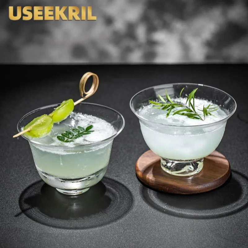 

Искусственные тонкие чашки для чая в японском стиле, прозрачная чашка для виски, специальные бокалы для вина, чашки