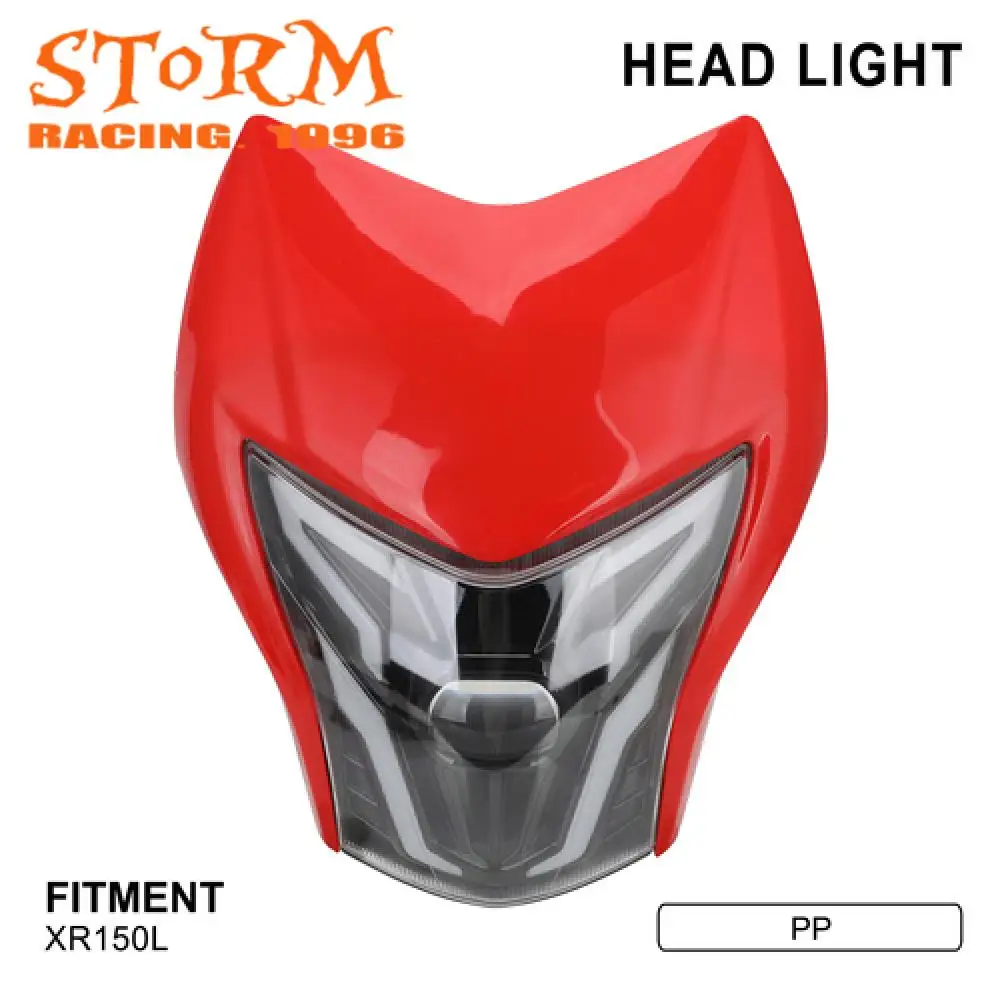 

New Headlights LED Headlamp Motorcycle Accessories PP Head Lamp Light Plastic For HONDA XR150L XR 150L Dirt Bike