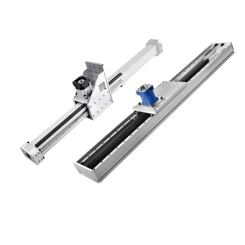 Linear Slide Module Motor Bearing Block Engine PLC Gear For Robot Ground/Sky Track Truss Seventh Axis Aluminum Alloy & Steel