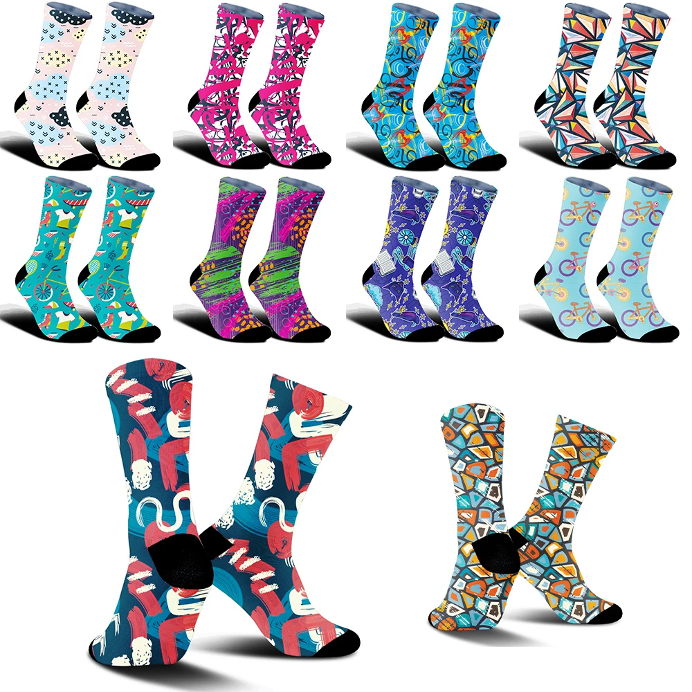 

Новые эластичные и дышащие велосипедные носки Highl1y, противоскользящие, впитывающие пот, защита лодыжки, гладкая езда