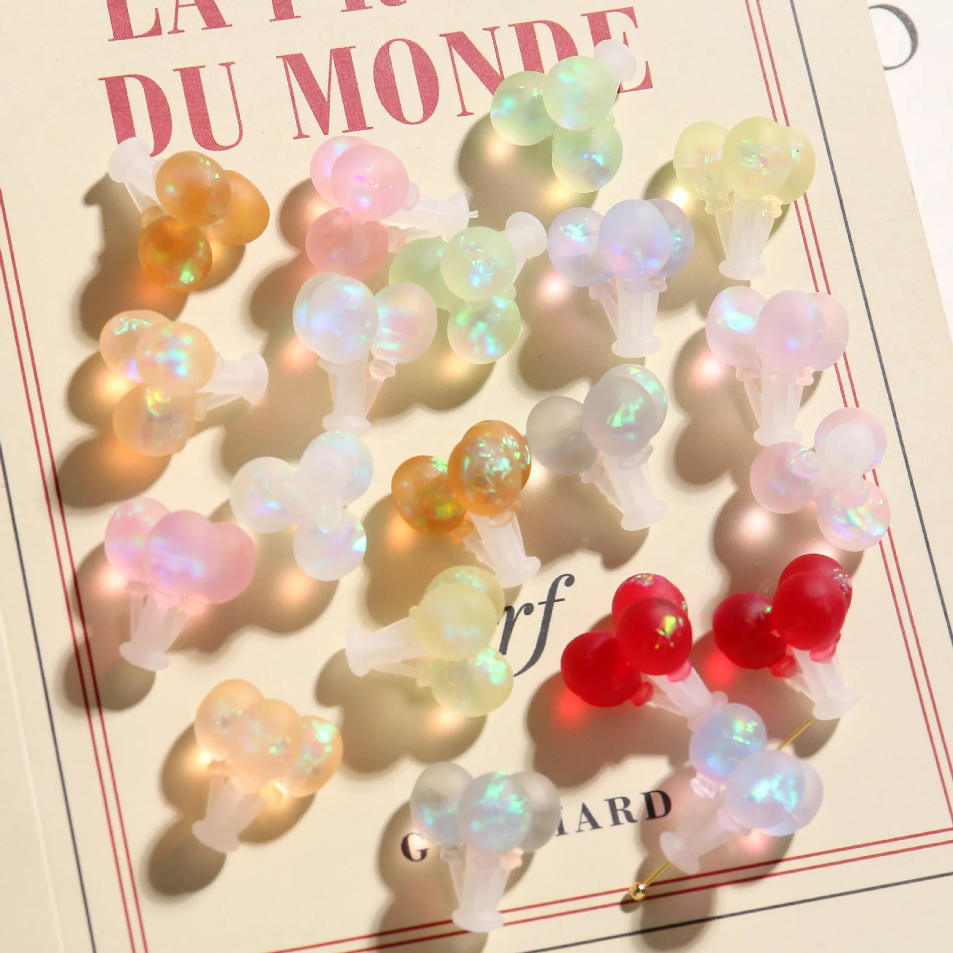 

Шикарный резиновый стиль, форма воздушного шара, ювелирные бусины, подходят для девочек, ожерелье, серьги, орнамент, аксессуары, материал, 12 шт., 15*15 мм