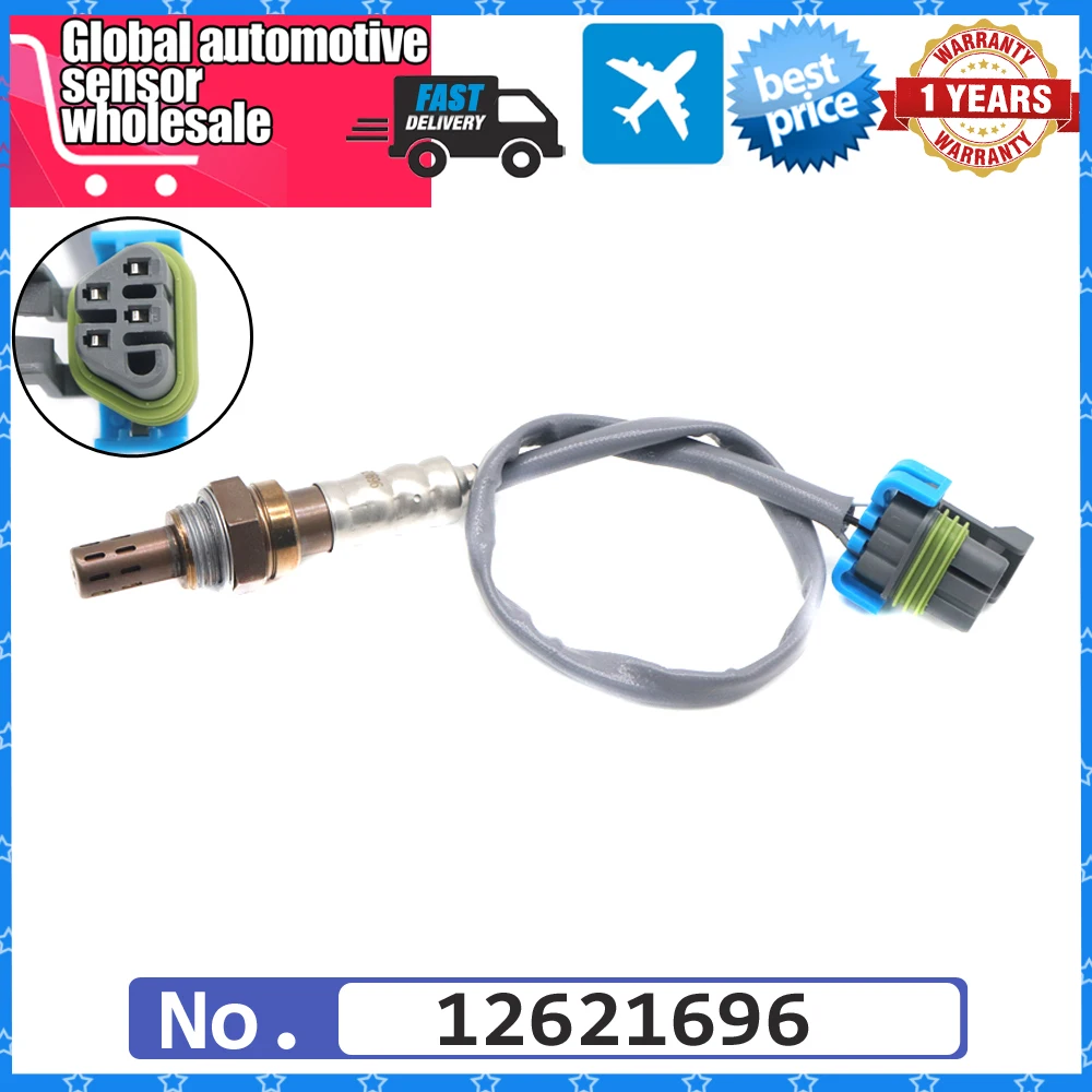 1pcs Car NEW Downstream 12621696 Air Fuel Ratio Lambda Oxygen O2 Sensor For Buick GL8 Regal Lacrosse ES11088-11B1 ES1108811B1