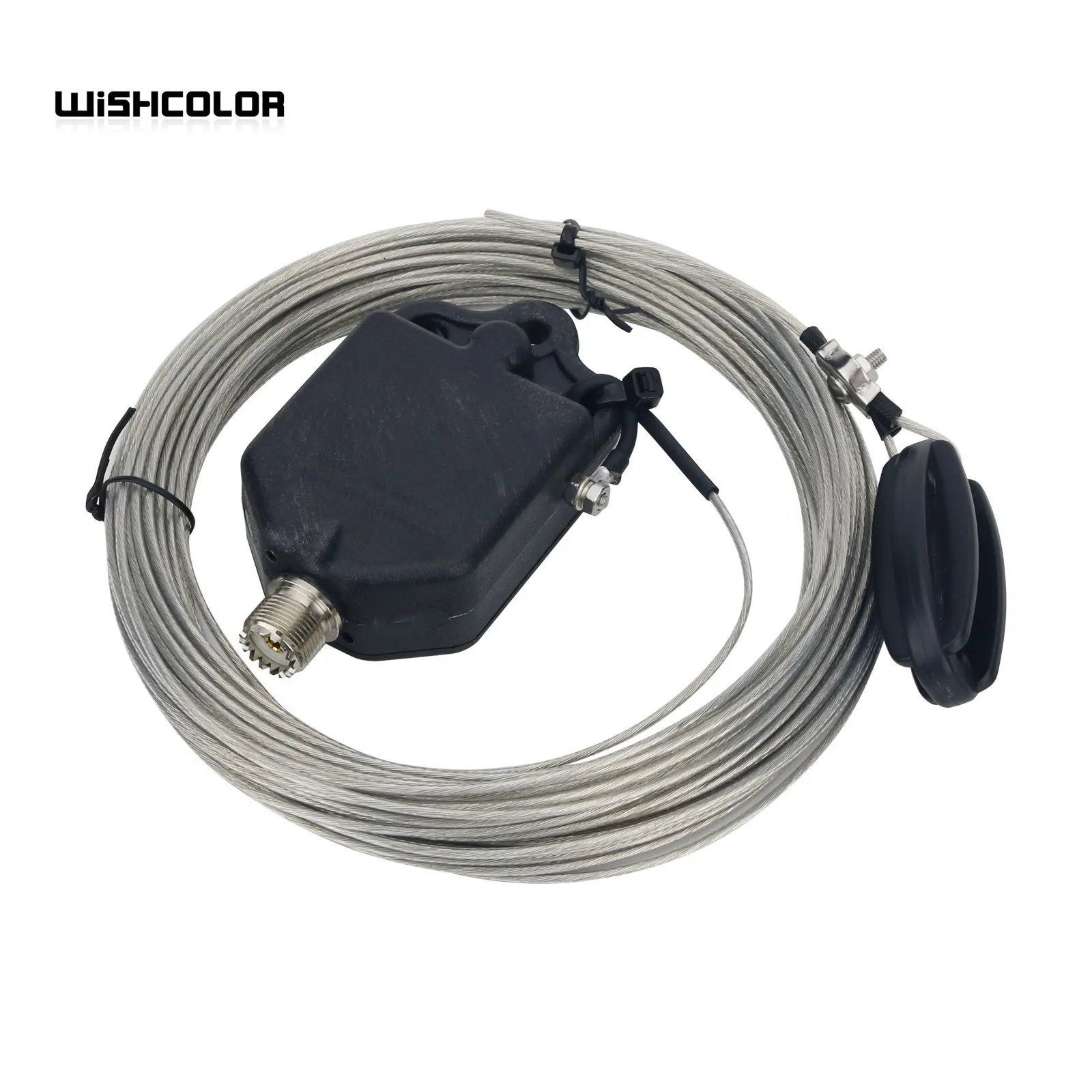 Imagem -02 - Antena de Onda Curta Low Power Band End-growing 1:64 Balun para 10 15 20 40 Meter Wave Wishcolor-jyr401060w