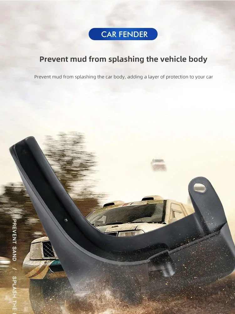 Car Mud Flaps For Tank 300 Gwm Car Accessories 2025 2026 2027 Anti-splash Front Wheel Mudguards Splash Guards Auto Accessories