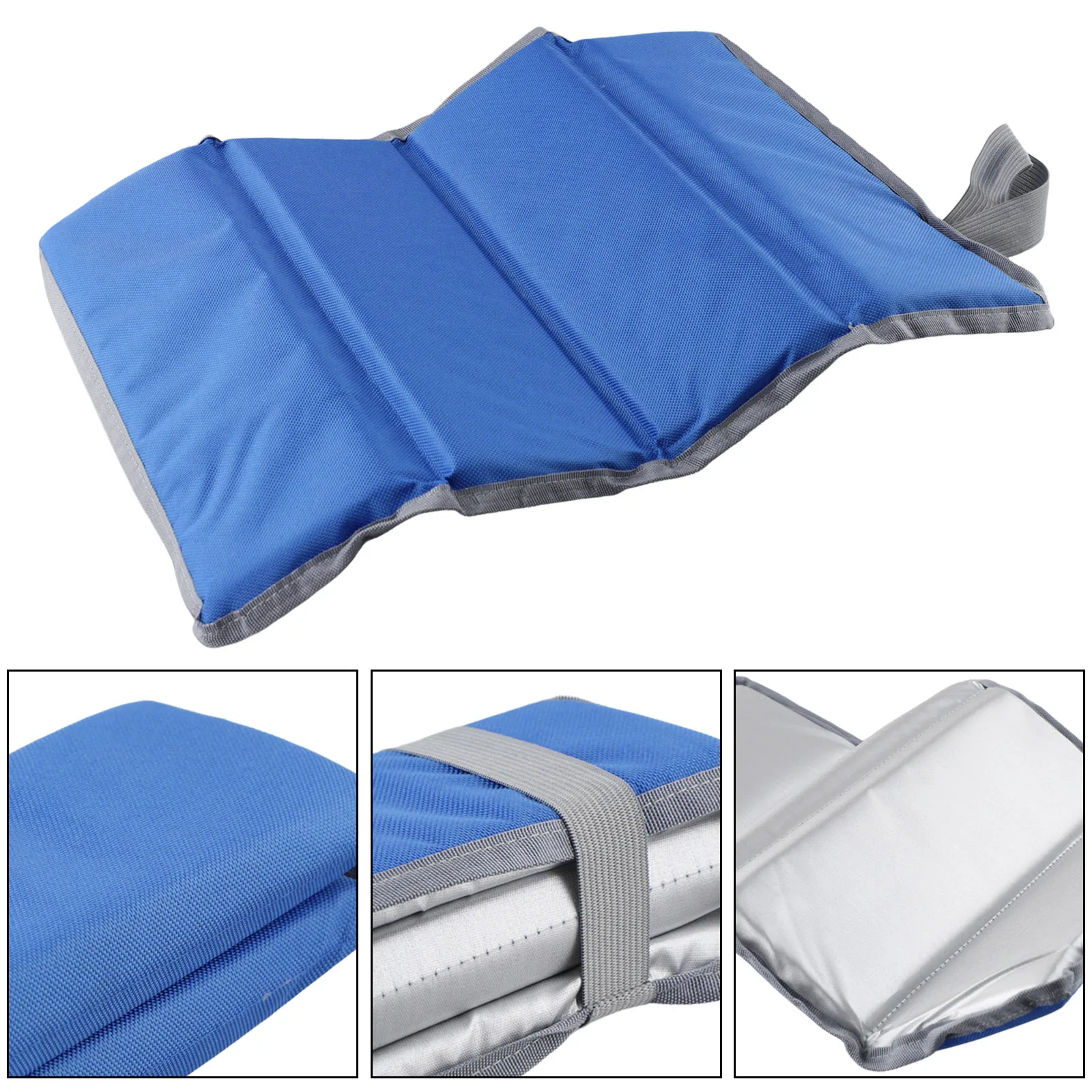 Outdoor Foldable Seat Cushion Travel Mat Moisture-Proof Portable Picnic Seat Pad Waterproof Oxford Cloth Camping Mat Equipment