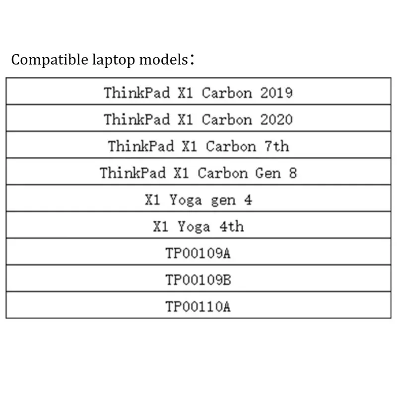[NEW] 15.4V 51Wh Laptop Battery L18L4P71 for Lenovo for ThinkPad X1 Carbon 7th 8th Gen 2019 2020 L18M4P72 L18C4P71 Battery
