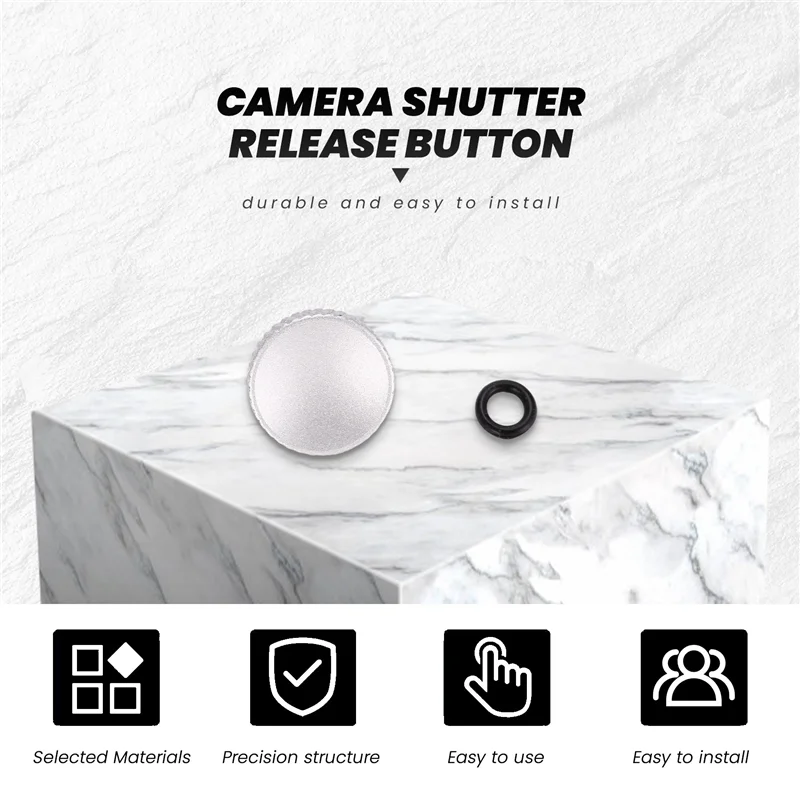 

Superb Camera Shutter Release Button Metal For Fujifilm XT30 XT20 XT10 XT3 XT2 XPRO2 X100F X100T Sony RX1R RX10IV Leica