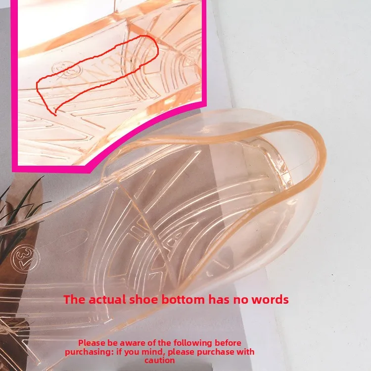 2026 Sommer Damenschuhe Sandalen Pantoletten Prinzessin Schleife Kristall Transparente Jelly Weiche Schuhe Femme Flache Strandsandalen für Damen – Detail 3