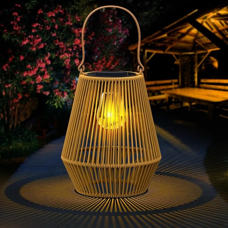 Luce solare impermeabile IP65, luce solare sospesa per esterni, adatta per luce solare da giardino, cortile, prato, decorazione della villa