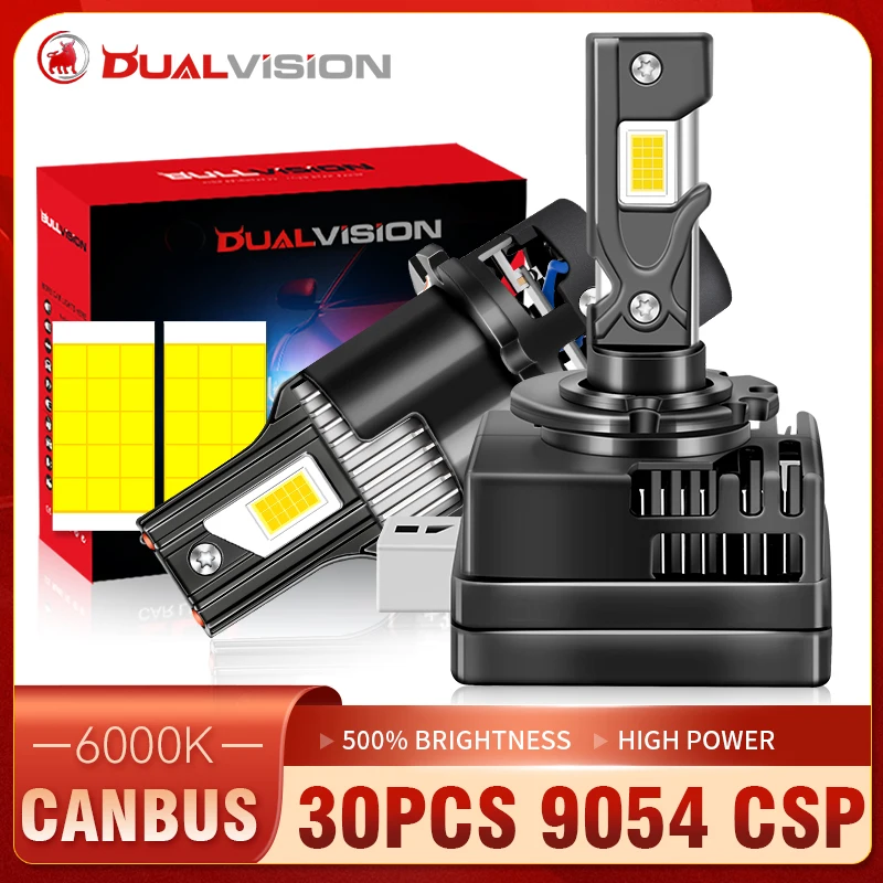 

Bullvision D3S D1S светодиодный Canbus Автомобильная фара HID D2S D4S D1R D2R D3R D4R D2H двухсторонний чип CSP 35 Вт 55 Вт балластная автомобильная лампа 12 В 24 В