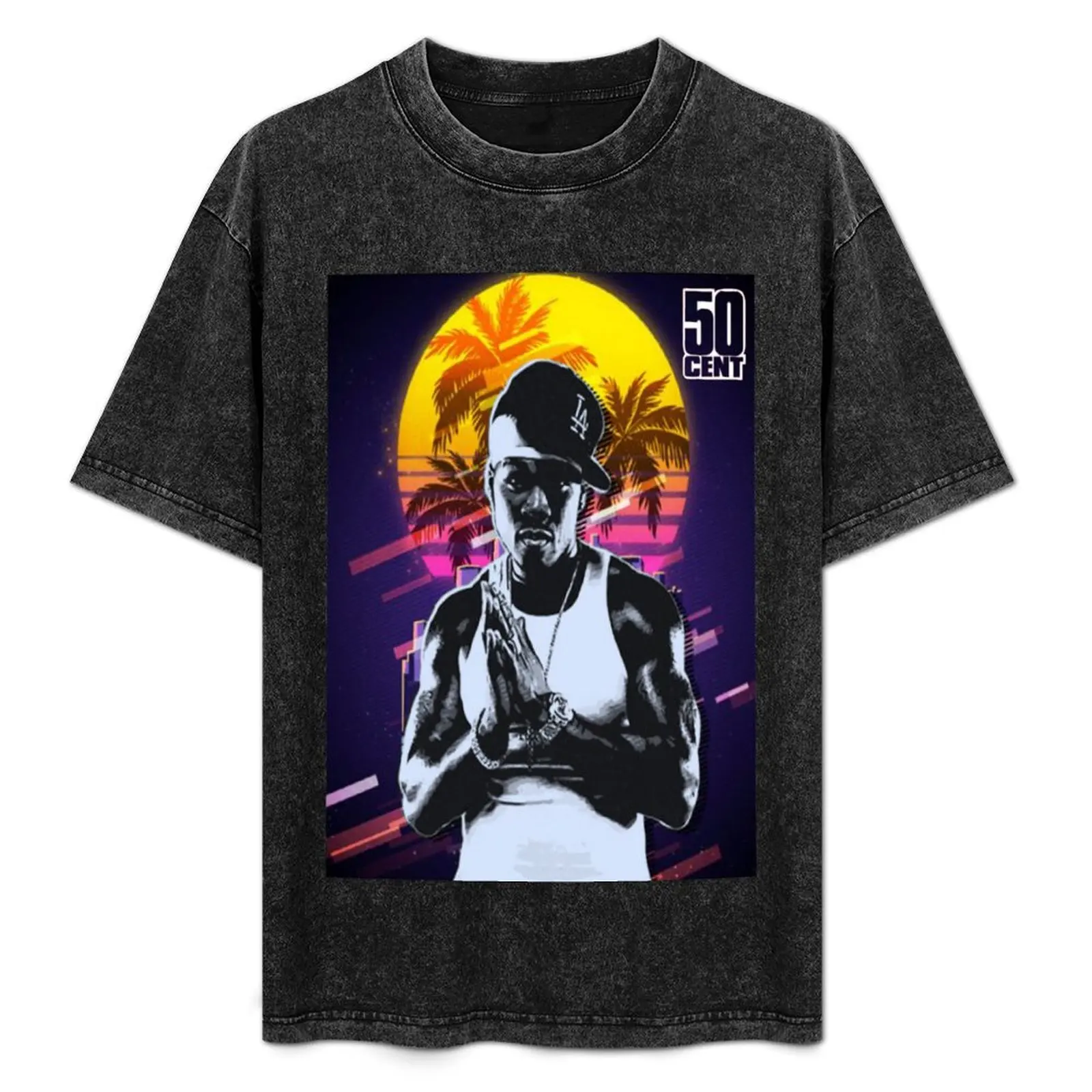 

50 cent logo top rapper T-Shirt Plus Size Gym Sports T-Shirt