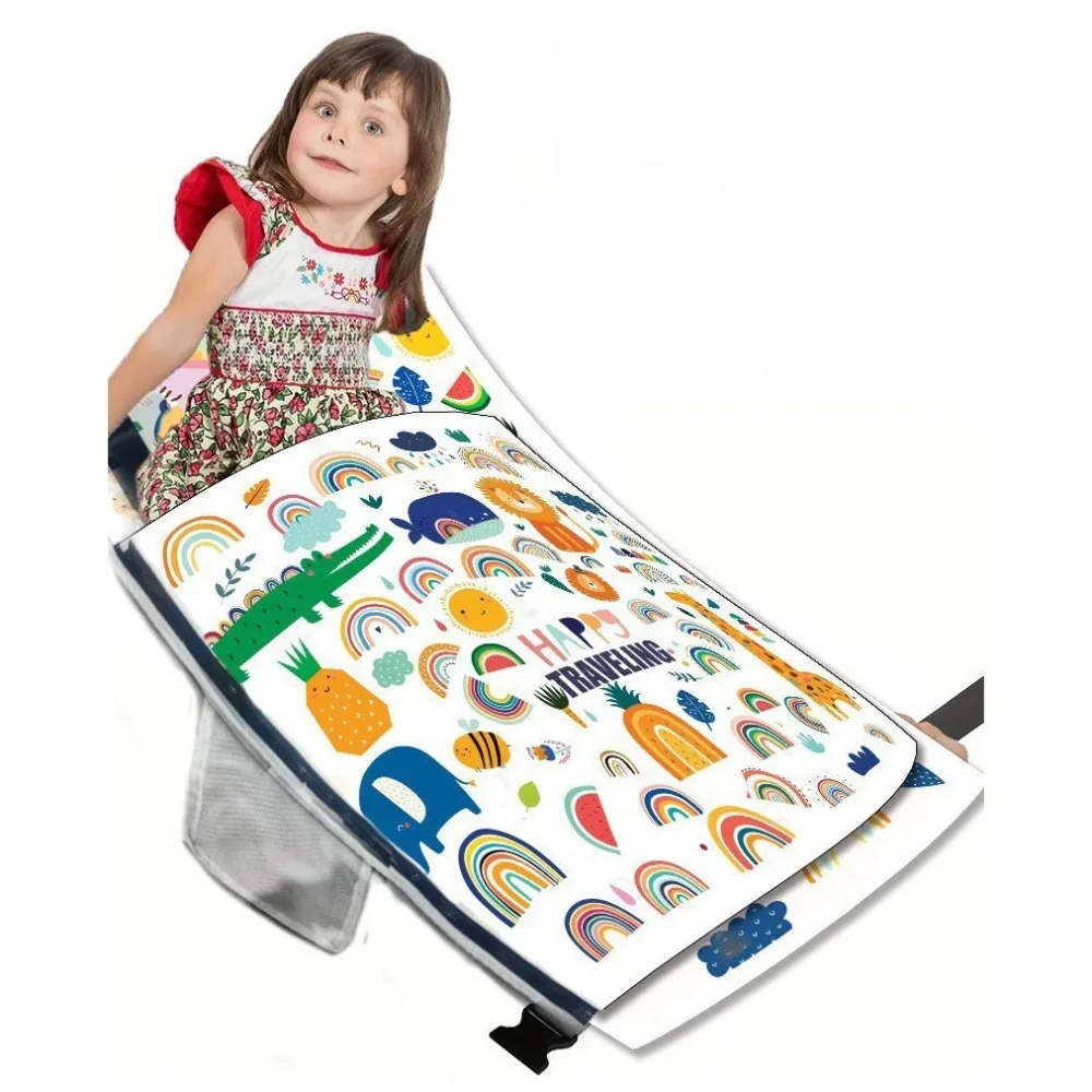 

Portable Baby Travel Airplane Bed Comfortable Foot Leg Rest Footrest Bed Hammock Style Seat Extender