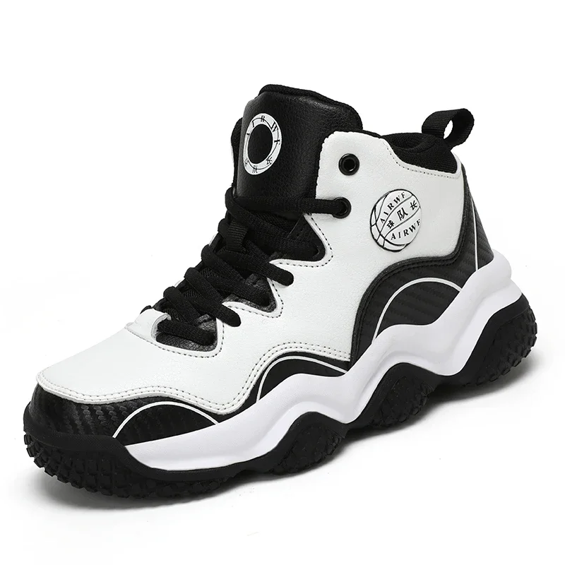 

Kid Basketball Shoes Professional Wearable Casual Boys Training Sports Shoes Field Sneaker Athletic Cushioned Basketball Boots