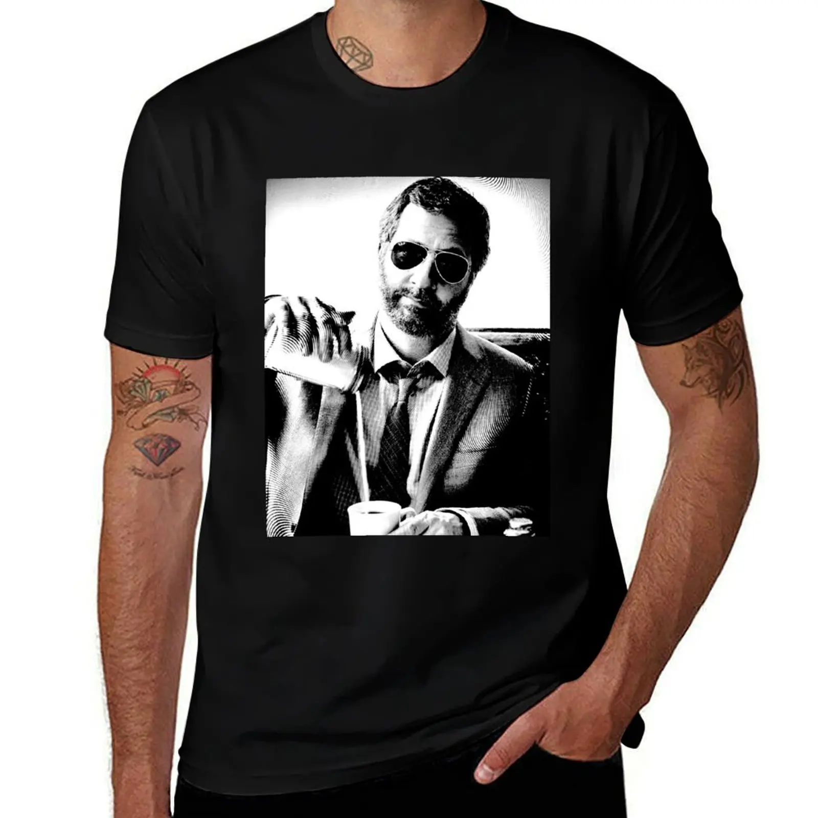 

Black & White Portrait Of Judd Apatow T-Shirt t shirt man casual man t shirt graphic T-Shirt