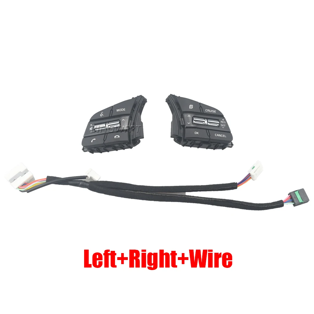 96700-Q8330 96720M6120 Audio Volume Bluetooth Cruise Control Button For Kia Cerato K3 2019-2023 Steering Wheel Switch