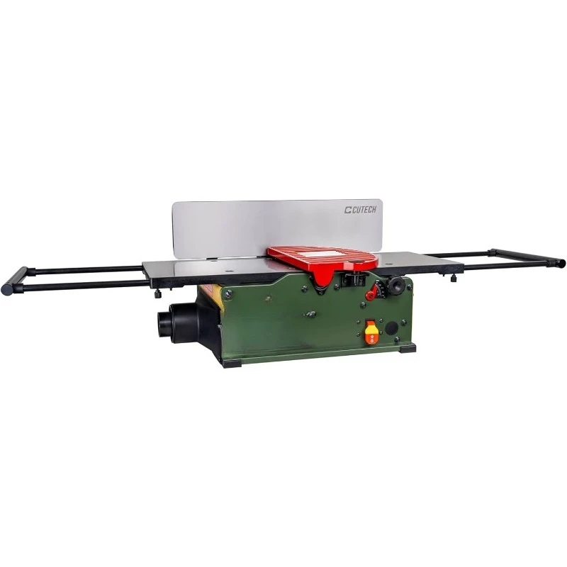 

401120HI-IF 12-Inch Spiral Cutterhead Benchtop Jointer with Cast Iron Tables, 24 TC Inserts, Extra Large 24" x 6" Cast Iron Fenc