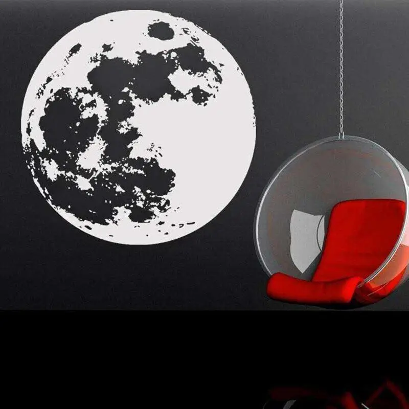 Moon Planet Vinyl Wall Decal Home Living Room Bedroom Children\'s Room Kids Room Kindergarten Baby Room Art Deco Sticker SY01