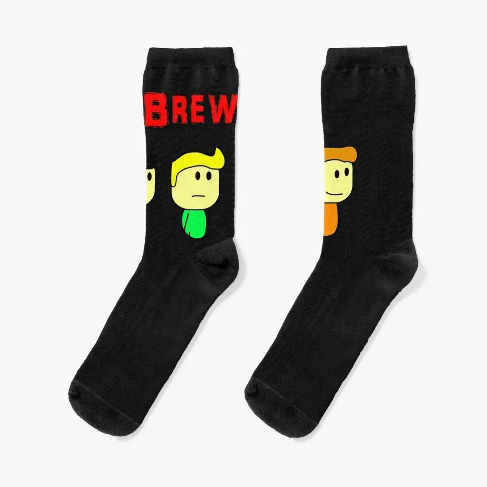 

Brewstew Socks moving stockings football anime Sports Socks For Women Men's