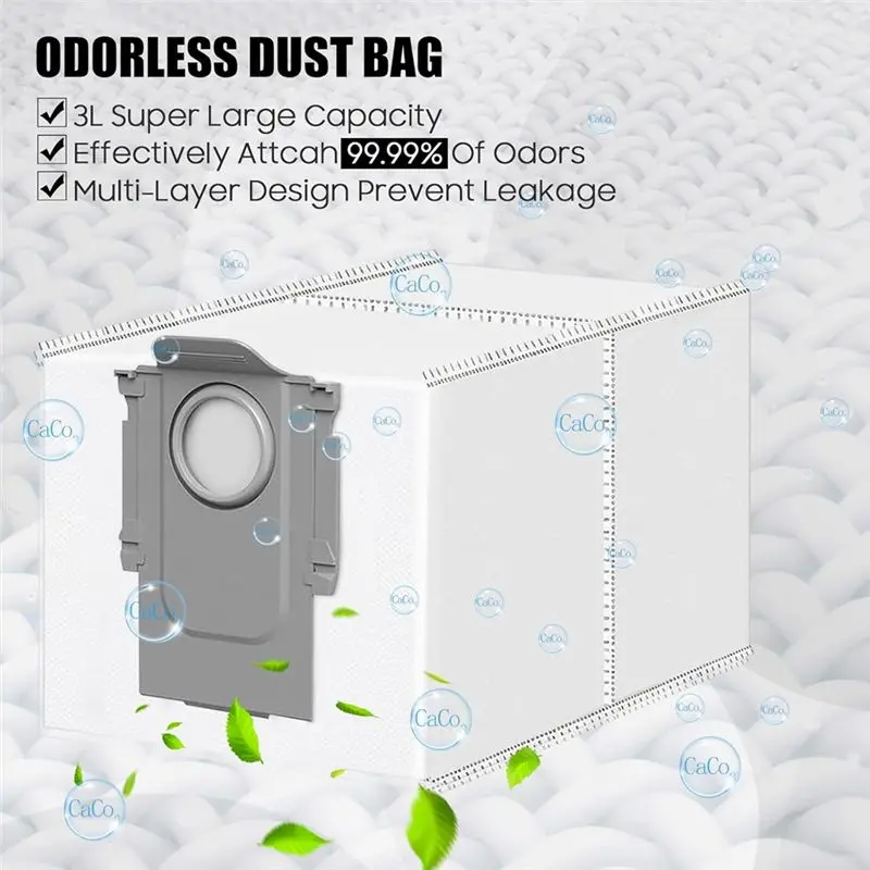 KYCOR-Accessories For Roborock Qrevo Master/Qrevo Slim Vacuum Cleaner Main Side Brush Hepa Filter Mop Cloth Dust Bags