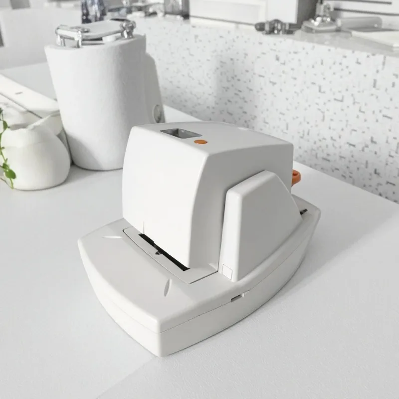 Portable Electric Stapler Heavy-Duty 70 Sheet Automatic Flat Stapling No Paper Jamming Manual Power Desktop Stapler