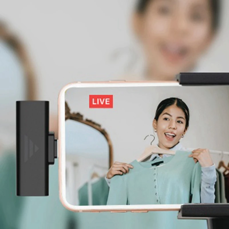 Wireless Lavalier Microphone Super Battery Life Microphone Suitable For Iphone Ipad Android Live Recording Interview B