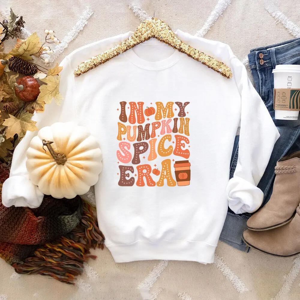 Pumpkin Spice Jesus Christ Shirt Cute Fall Sweatshirt Christian October Autumn Clothing Ladies Autumn Thanksgiving Sweatshirt