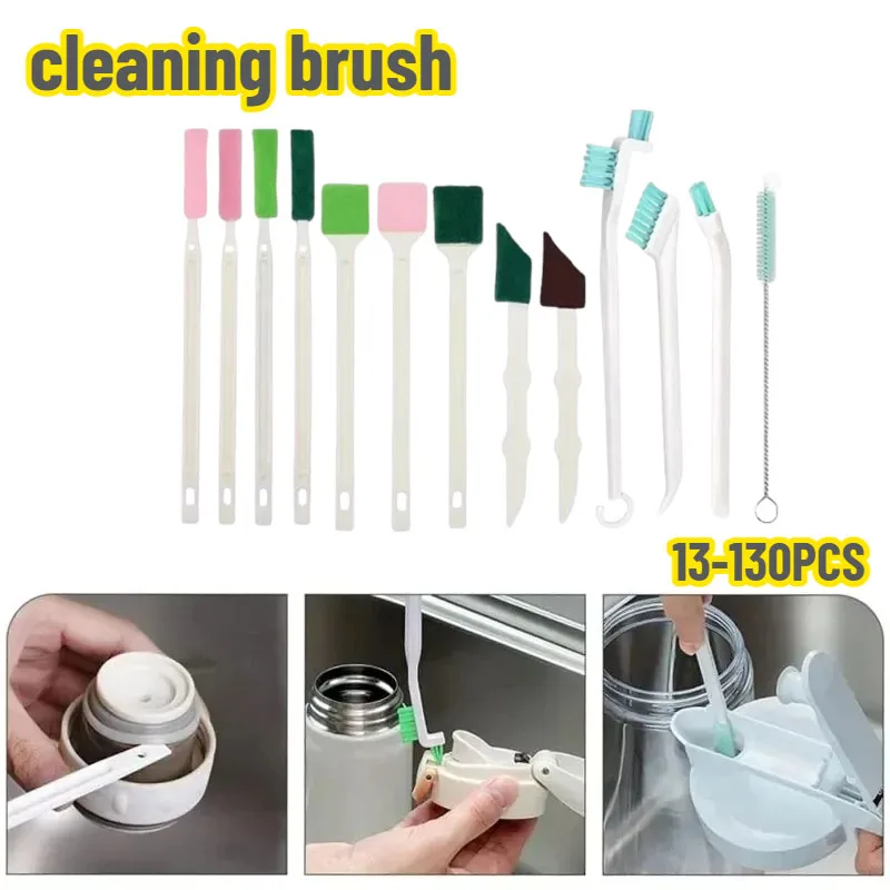1-10Sets Brush Set Fridge Drain Unclogger Slit Gap Cleaner for Humidifier Toaster Coffee Maker Home Appliance Cleaning Tool