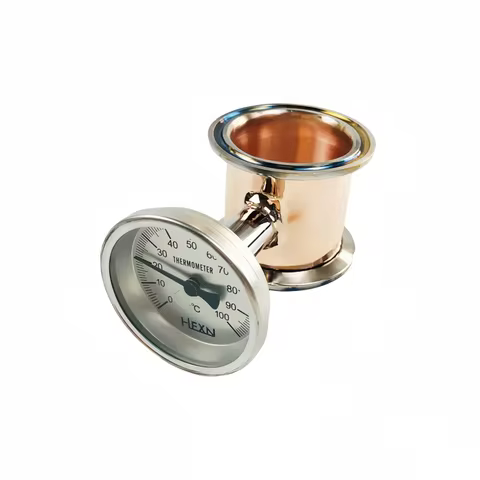 2inch Flange64mm Tri-Clamp Copper Rectification Module With Female Thread 1/4" Or 1/2",Reflux Column For Distillation