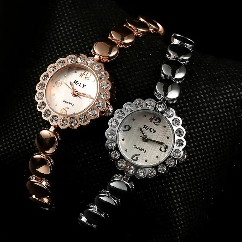 

Fashion High Quality Brand Women's Watches Alloy Steel Strip Female Bracelet Watch Exquisite Small Dial Clock Quartz WristWatch