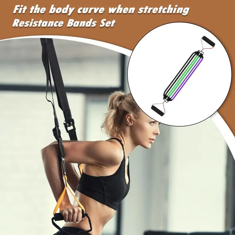 

Resistance Bands Exercise Bands Fitness Workout Natural Latex Portable Lightweight Tool For Home Outdoor Travel Fitness Training