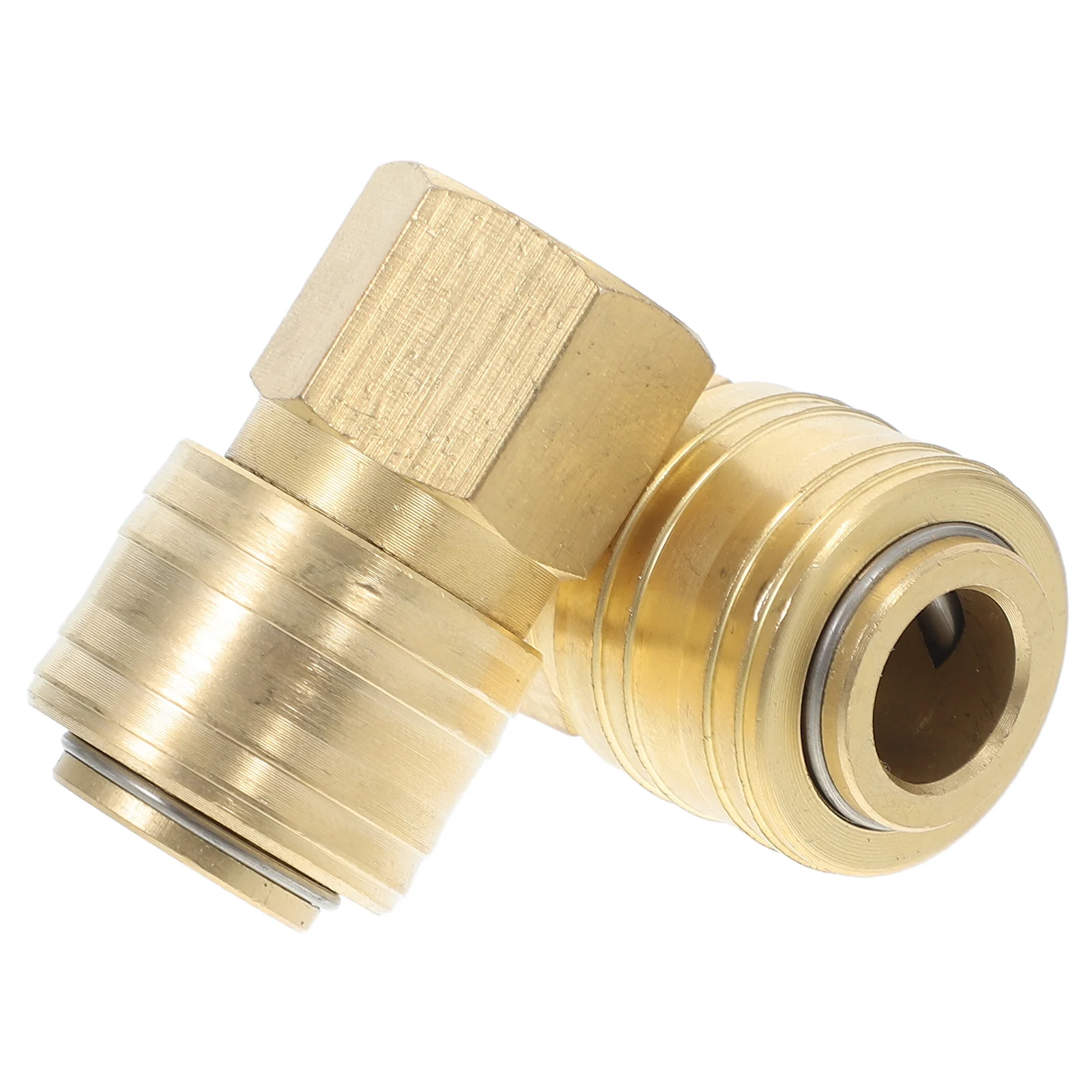 

2pcs 1/4 Brass Quick Connect German Style Male Thread Connectors Heavy-Duty Durable Rust Resistant Leak-Proof Pneumatic Tools