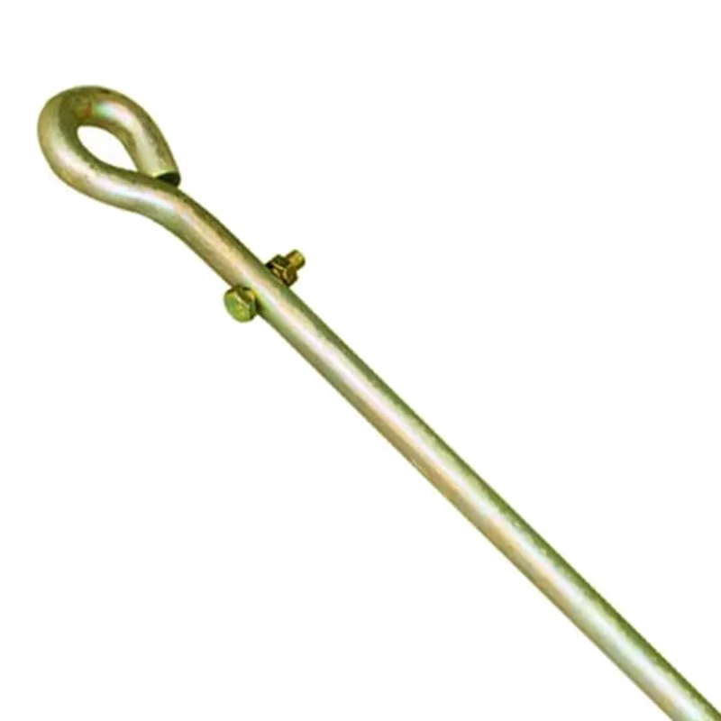 L72A-Ground Rod, Ground Rod, Industrial Grade Steel Galvanized Copper Bonded Ground Rod, Excellent Tool -18 Inch