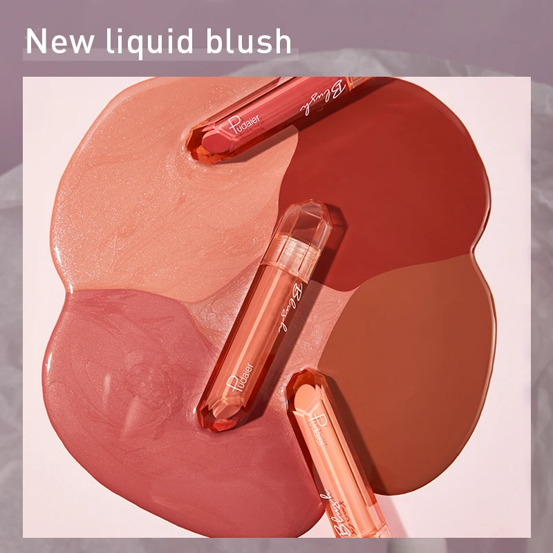 Natural Matte Liquid Long Lasting Waterproof Brightens Face Liquid Blusher Cheek For All Skin Types Liquid Blusher Makeup