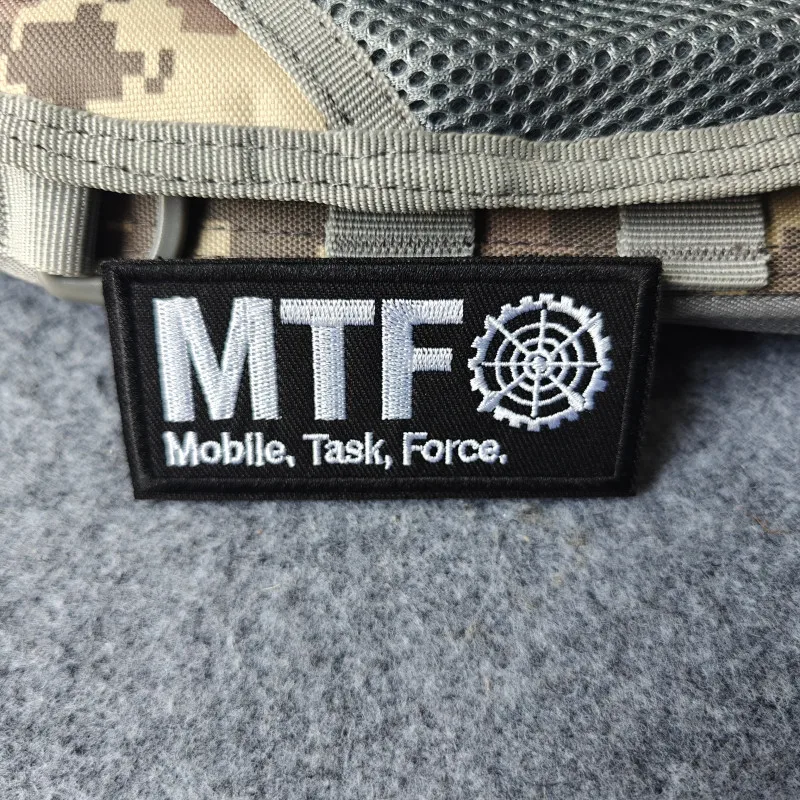 2026 Neue Stickerei-Patches, SCP Moralabzeichen, für Kleidung, Hüte, Rucksäcke usw., mit Klettverschluss