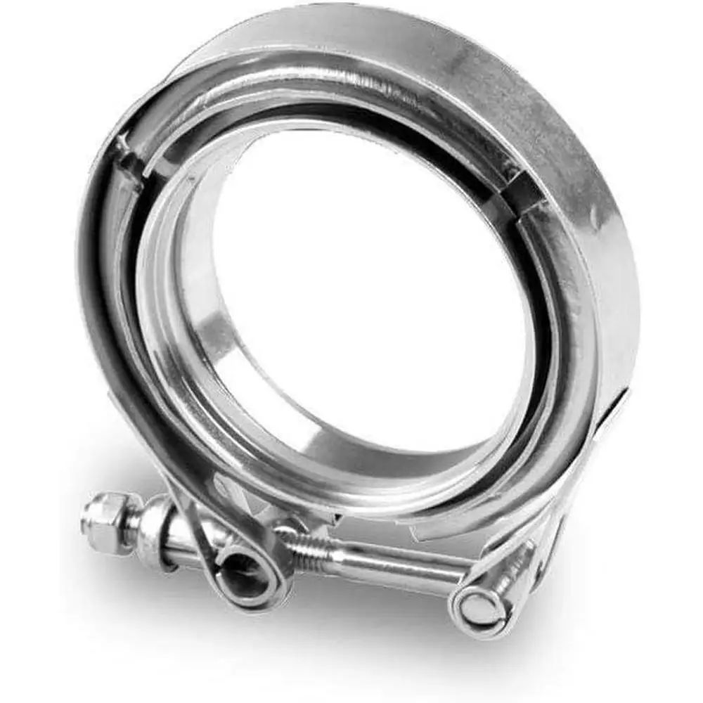 

Универсальные зажимы для выхлопной системы с V-образным диапазоном из нержавеющей стали, комплекты V-образных зажимов 2 дюйма/2,5 дюйма/3,5 дюйма/4 дюйма